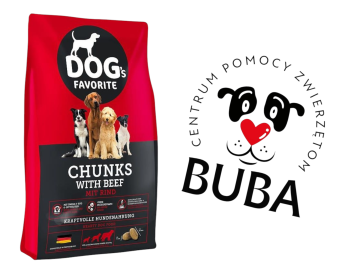 Karma dla Schroniska BUBA (Obłęże) Favorit brocken wołowina 1kg