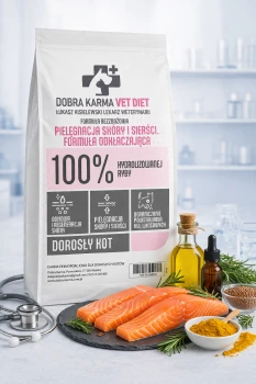 DOBRA KARMA Vet Diet Karma dla kota skóra i sierść CPS HYPOALERGICZNA