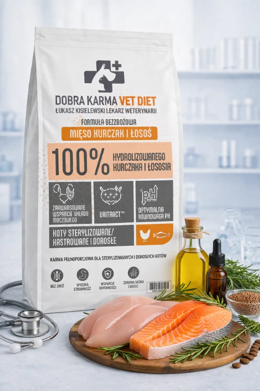 Karma dla kota na układ moczowy – PEPTIDE+ Urinary DOBRA KARMA CPU