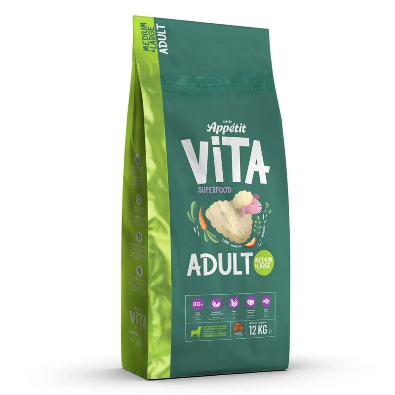 Comfy Appetit Vita Medium &amp; Large Lamb Karma Sucha Dla Psa Jagnięcina 12kg.jpg